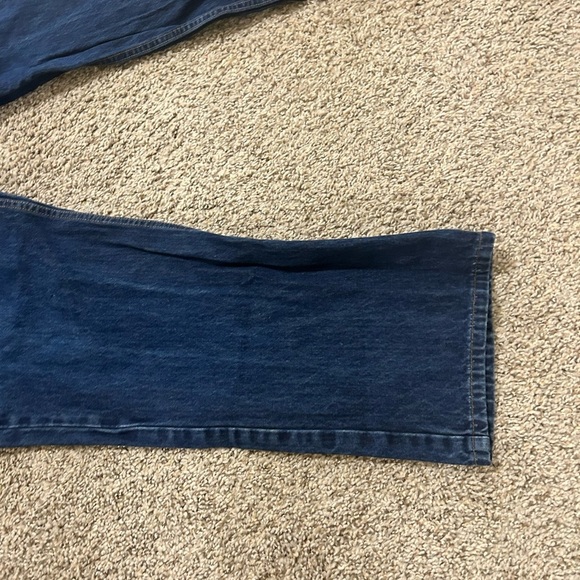 Carhartt Rugged Flex Relaxed Fit 5 Pocket Utility Jean Blue Cotton Mens Sz 42x30 - Picture 5 of 9